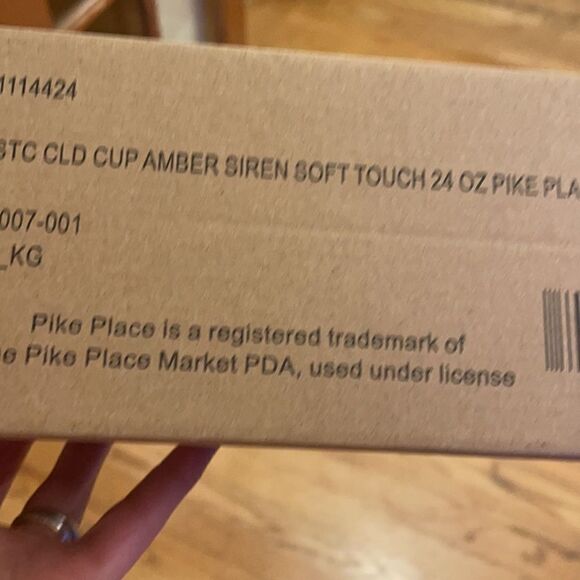 STARBUCKS pike place amber mermaid siren tumbler - Picture 9 of 12